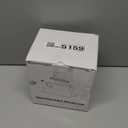 Mini Projector with WiFi 6 and Bluetooth 5.2, Portable Projector 4K Support, Auto Vertical Keystone 270 Rotatable, Compatible with Smartphone/TV Stick/Box/USB/HDMI (White)