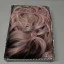 NOBLE Pink Wig with Bangs Short Ombre Pink Bob Wigs for Women Colorful Short Wavy Wigs Heat Resistant Synthetic Bob Wigs with Dark Roots for Daily Party Use (12 Inch (Pack of 1))