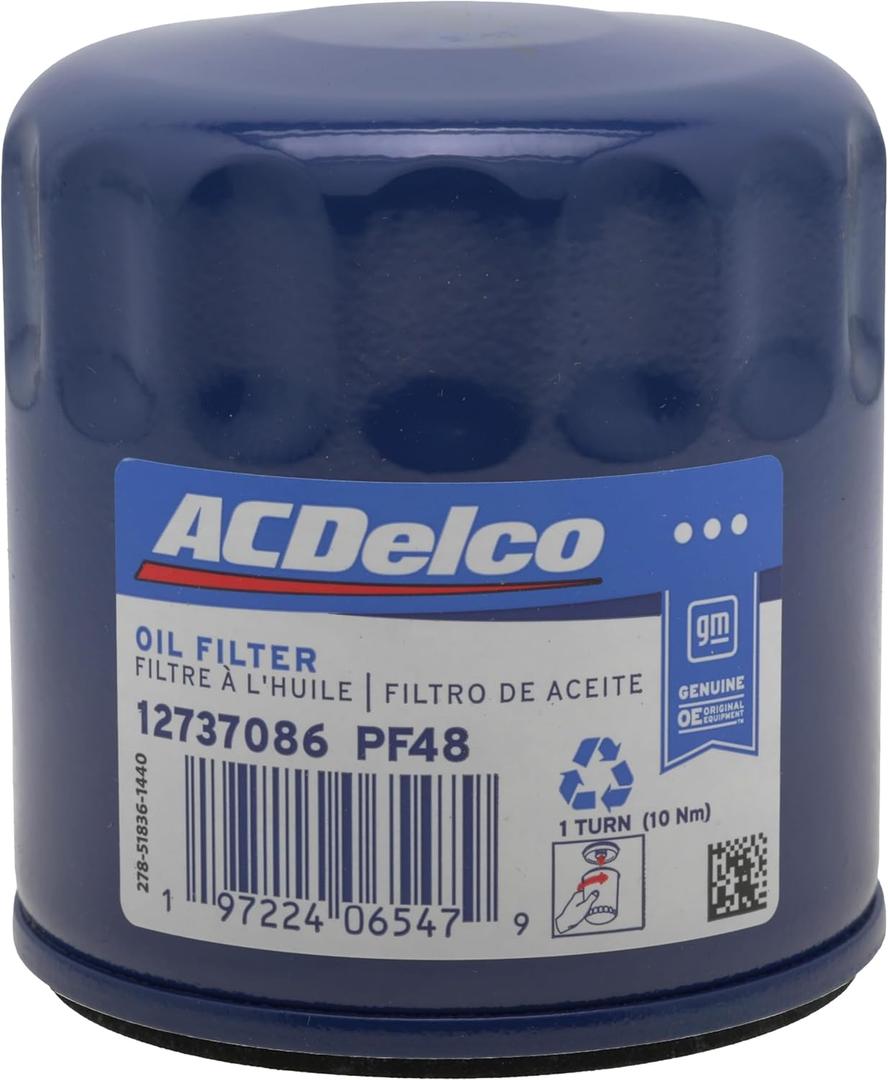 ACDelco GM Original Equipment PF48 (12737086) Oil Filter