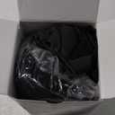 Sunany Inflatable Foot Rest Pillow , Adults Airplane Travel Pillow-Adjustable Height Cushions,for Kids to Sleep While Traveling,Suitable for Office, Home and Any TravelBlack (1 Pack)