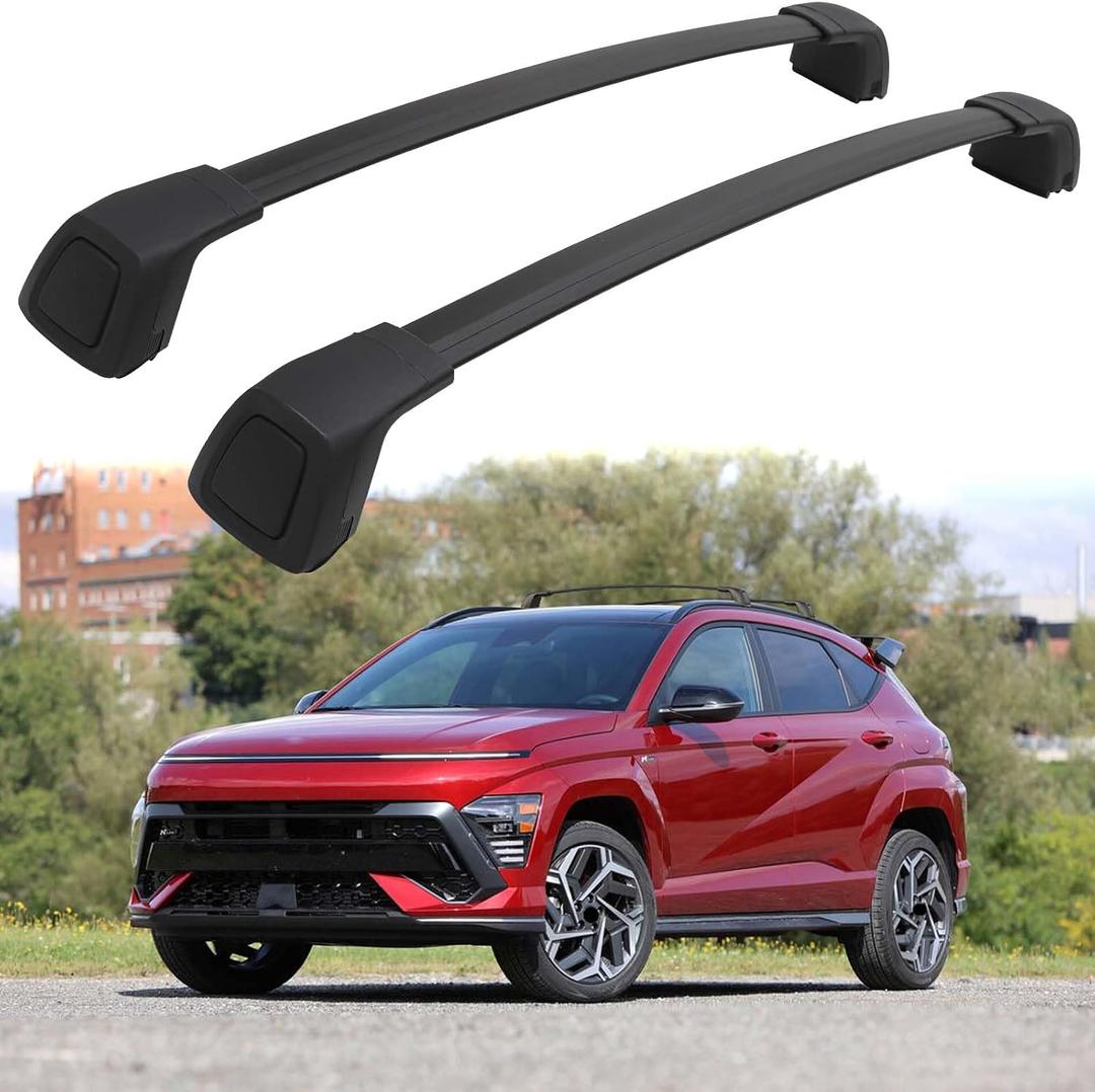 Roof Rack Cross Bars Fit for 2024-2027 Hyundai Kona & Kona Electric w/Rails