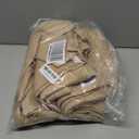 BGment Tan Curtains 84 Inch for Living Room - Light Filtering Faux Linen Look with Burlap Texture, Rustic Farmhouse Window Panels (Set of 2, 52" Wide)