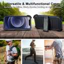 Saiboro for iPhone 12 Belt Clip Case Holster,for iPhone 12 Case with Stand,for iPhone12 Defender Case Anti-Drop,2 Layers of Sturdy for iPhoneCase 12,for Protective iPhone12Case Defender Belt Blue