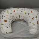 Boppy Nursing Pillow Cover - Soft, Hypoallergenic Washable Microfiber Bottle & Breastfeeding Pillow Covers (Redesigned Feeding Pillow Sold Separately) - Neutral Plants and Animals