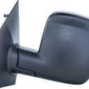 Dependable Direct Driver Side Mirror Fits Chevy Express, GMC Savana (03 04 05 06 07 08 09 10 11 12 13 14 15 16 17) Textured Non-Heated Folding Left Outside Rear View Replacement Door Mirror, GM1320284, 16x16x15in, 6LB