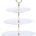 Fruit Plate, Snack Plate, Three-Layer Cake Stand, Dessert Stand, Birthday, Party, New Year Display Food Melamine