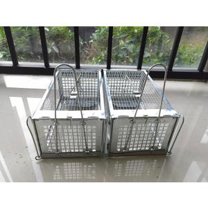 HUIYGC Rat Trap, Chipmunk Rodent Trap Working for Indoor and Outdoor to Catch Small Animal - Mouse Voles Hamsters Humane Cage Trap-O (2 PCS)