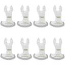 XXGO 8 Pcs Oscillating Multi Tool Diamond Segment Swing Grit Grout Blades XG8001S