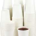 Paper Cups 8 Oz, 120 Pack Paper Coffee Cups 8 Oz, Disposable Cups for Hot and Clod Beverage, White Water Cups, Disposable Tea Cups for Home Office Party Travel
