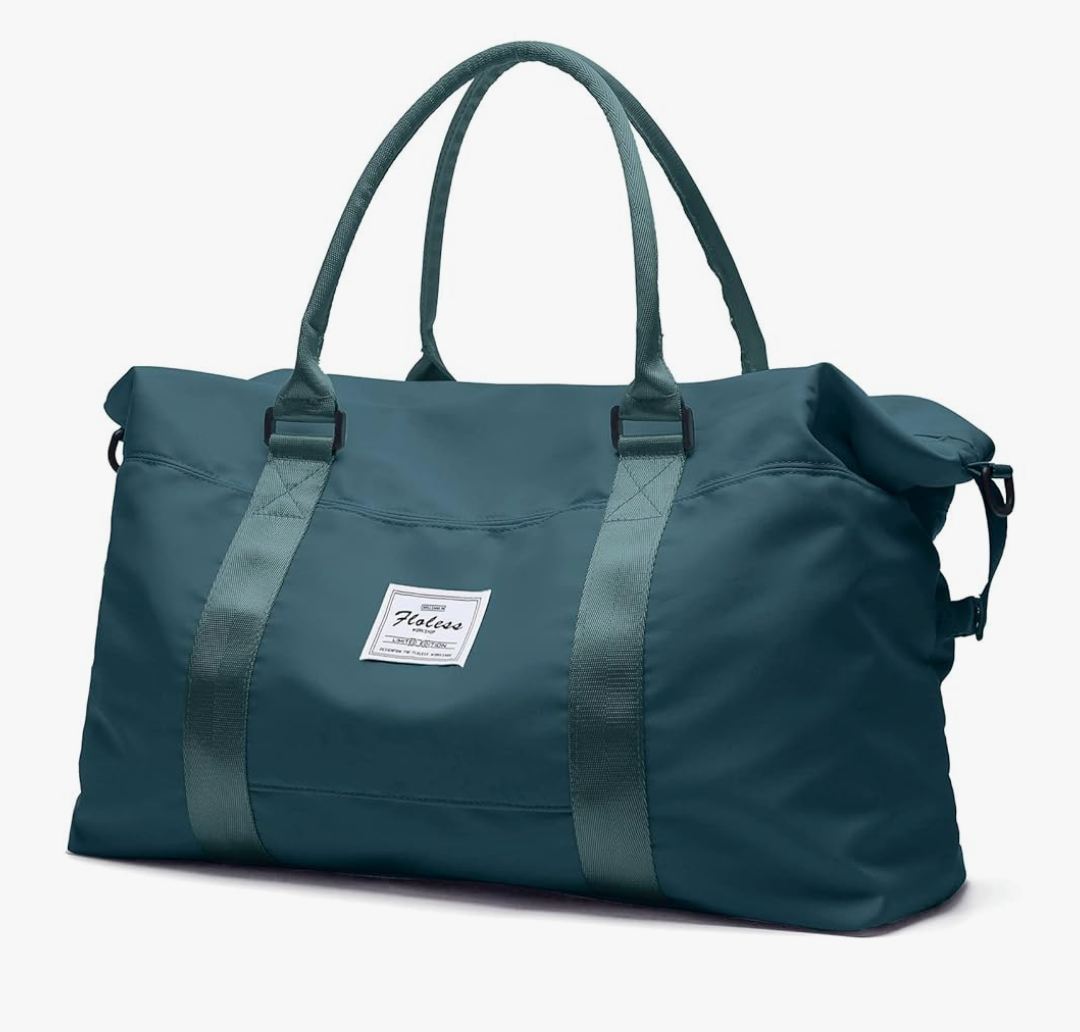 Travel Duffel Bag, Sports Tote Gym Bag, Shoulder Weekender Overnight Bag for Women