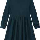 Vieille Toddler Baby Girls Fall Clothes Soft Knit Turtleneck Sweater Dress Long Sleeve Winter Outfits 2-6 Years