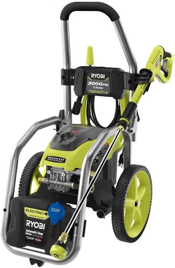 3000 PSI 1.1 GPM Cold Water Electric Pressure Washer