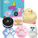 Taba Squishy paw Toys 6Pcs-Ultra-Soft Squishy Stress Relief Toys for Kids Adults,Anxiety Relief Party Favors Gifts for Girls & Boys, Kawaii Cookies Sensory Toys