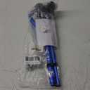 KINGGEAR F1 Walking Stick, Walking Cane for Women & Men, Self Standing Walkers for Seniors with Wrist Strap, Lightweight & Sturdy Offset EVA Handle and Large Quad Base (Dark Blue)