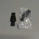 MY MIRONEY 2 Pack Vintage Cabinet Handles, Black Drawer Pulls, Zinc Alloy Hardware Knobs with Screws for Kitchen, Dresser, Cabinet