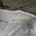 Women's Winter Thickened Down Jackets Long Down Coats Warm Parka With Hood (Colorblock-mung Bean&dry Yellow), XS