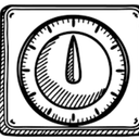 Mechanical Timer for Kitchen and Baking Silent Timer and Restaurant Use