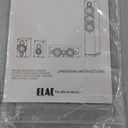 ELAC Debut 2.0 F6.2 Floorstanding Speaker, Black (Each) - 1 Cloth Dome Tweeter & Triple 6.5 Aramid Fiber Woofers - 3-Way Bass Reflex - Up to 35,000 Hz Response