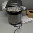 KITCHENARM 29-in-1 SMART Bread Machine with Gluten Free Setting 2LB 1.5LB 1LB Bread Maker Machine with Homemade Cycle - Stainless Steel Breadmaker with Recipes Whole Wheat Bread Making Machine (29 Programs - 3 Loaf Sizes - 3 Crust Colors)