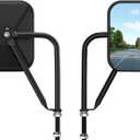 Door Off Mirror Compatible with Jeep Wrangler JK JL & Unlimited, Wider View Easy-Install Door Hinge Side Mirrors for Wrangler JK JL Unlimited