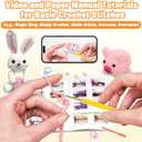 6Pcs Crochet Kits for Beginners with Upgraded Premium Custom Yarn & Step-by-Step Video Tutorials, Ideal Knitting Kit for Crochet Lovers & New Amigurumi Crochet Animal Kit for Adults (MultiColor)