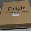 Round Side Table, Small Drink Table for Small Spaces, Modern Accent Nightstand with Solid Wood Leg for Living Room, Bedroom, Corners, and Office (Rustic Brown)