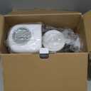 MOMYEASY Baby Food Maker, Baby Food Steamer and Puree Blender, Food Processor Chopper Grinder Steamer in-One, Auto Cooking & Grinding with Touch Control Panel&Self Cleans, BPA-Free (White & Grey)