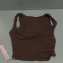 QINSEN Women's Sexy Open Back Sleeveless Crop Tank High Neck Slim Fit Cropped Tee Shirt Y2k Tops (Medium)