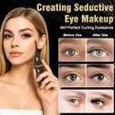 USB-Rechargeable Heated Eyelash Curler with LED Display - 3 Temp Settings, Mini Design, Safe Curling for Long-Lasting Natural Lashes