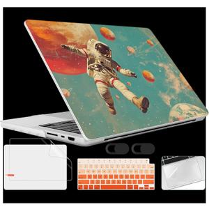 Case for 2026 MacBook Pro 14-inch M5 M4 M3 M2 M1 Pro/Max Chip, Release 2026 2025-2021, Model A3427 A3426 A3434 A3112 A3401 A3185, Astronaut Floating