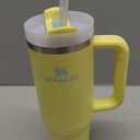 STANLEY Quencher H2.0 Tumbler with Handle and Straw 40 oz | Flowstate 3-Position Lid | Cup Holder Compatible for Travel | Insulated Stainless Steel Cup | BPA-Free | Pomelo