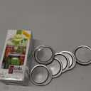 Dalzom 72Pcs Canning Lids Wide Mouth, Premium Mason Jar Lids for Ball, Kerr Jars - Food Grade Material, 100% Fit & Airtight for Wide Mouth Mason Jars