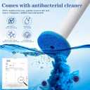 Disposable Toilet Brush,with 24 Refill Heads and Holder,Clean Brush Starter Kit,with 1 Toilet Wand, 1StorageCaddy and,3Fragrant Tablet, Toilet Wand Kit,Deep Cleaning Bathroom.