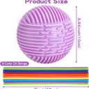 HELLO PAPAYA Sensory Fidget Toys for Kids Adults, with 24Strings Sensory Activity Ball for Autism ADHD Calming Focus Stress Relief Anxiety,Travel-Friendly Toys with Portable Storage Bag