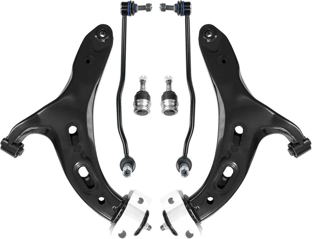 Front Lower Control Arm With Ball Joint Sway Bar Suspension Kit Fit For 2015-2019 Subaru Legacy Outback - 6 Pcs