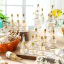 Shappy 100 Pcs Wedding Bubble Bulk Wedding Party Favors Bubble Wand for Guests Send Off for Bridal Shower Anniversaries Celebration Goody Bag Stuffers Filler(72 Pcs,Champagne)