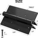 1 Pair 5-3/4 Aluminum Self Closing Gate Hinges, Adjustable Spring Hinges Fence Gate Hinge for Metal Gates, Pool Gates, Aluminum Gates (1)