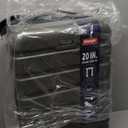 Wrangler Hardside Carry-On Spinner Luggage, Olive, 20-Inch