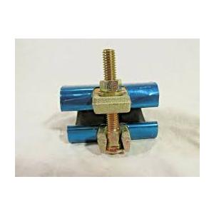 BK Products 1-1/4 in. Galvanized 430 Stainless Steel Pipe Repair Clamp