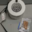 Gaiatop Portable Space Heater for Indoor Use, 1000W/600W Small Electric Desk Heater for Bedroom or Office, 2s PTC Ceramic Heating, Overheat & Tip-Over Protection, Cute Gifts for Women Men, White