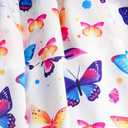 LQSZ Girls Dress Easter Cartoon Summer Vest Sleeveless Tutu Princess Casual Dresses for Kids 2-12 Years (Pink)