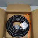 Miady 25ft 50AMP Welder Extension Cord, 8 Gauge Heavy Duty Industrial NEMA 6-50 Welding Machine Cord with Lighted End, ETL Approved