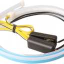 Car Interior Lighting,Two-Color LED Streamer Lamp Car Decorative Turn Signal Ultra-thin Daytime Running Light Light Guide Strip