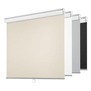 ChrisDowa Cordless Free-Stop100% Blackout Blinds for Windows, Roller Windows Shades with Thermal Insulated, UV Protection Fabric for Living Room, Office and Home. Easy to Install.Beige,58" W X 72" H