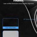 Black Headliner Fabric Ultra-Fine Velvet - 96" L × 60" W Auto Head Liners, Fabric Tube Packaging with Foam Backing for Cars, Trucks, SUVs, RVs, Boats - Home Repair/DIY Headliner Material