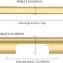 10 Pack 3.75 Inch(96mm) Kitchen Cabinet Handles Brushed Gold Cabinet Pulls Kitchen Cabinet Hardware Drawer Pulls for Cupboard Wardrobe