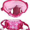 Baby Dolls Carrier Backpack Doll Accessories Front and Back Carrier with Straps for 15 Inch to 18 Inch Dolls, Doll Carrier