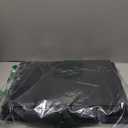 GRANNY SAYS Black Storage Bins with Lids, Decorative Storage Boxes with PU Handles, Linen Closet Organizer, Storage Baskets for Shelves, Fabric Storage Bins for Clothes, Extra Large