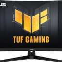 ASUS TUF 32 Inch Curved Gaming Monitor - QHD (2560 x 1440), 165Hz (Supports 144Hz), 1ms, Extreme Low Motion Blur, Speaker, FreeSync Premium, VESA Mountable, DisplayPort, HDMI - VG32VQ1B