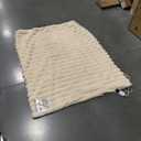 Heated Throw Blanket, Faux Fur Cozy Heating Blanket with Overheat Protection, 1/2/4/6/8 Hours Auto-Off 10 Heat Level, Machine Washable (50x60 Inches, Cream White)
